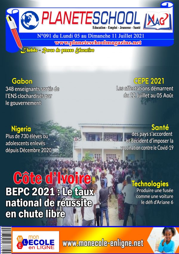 REVUE DE PRESSE N°91 DU 05 au 11-07-21