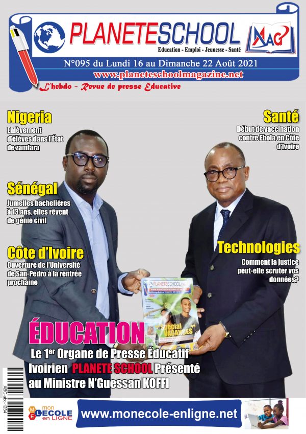 REVUE DE PRESSE N°95 DU 16 au 22-08-21  PLANETE SCHOOL